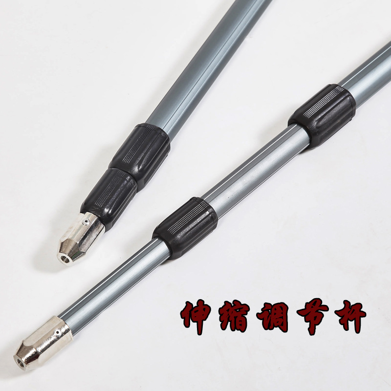 شبكة صيد من الألومنيوم مع مقبض دائري ومقاوم للصدأ