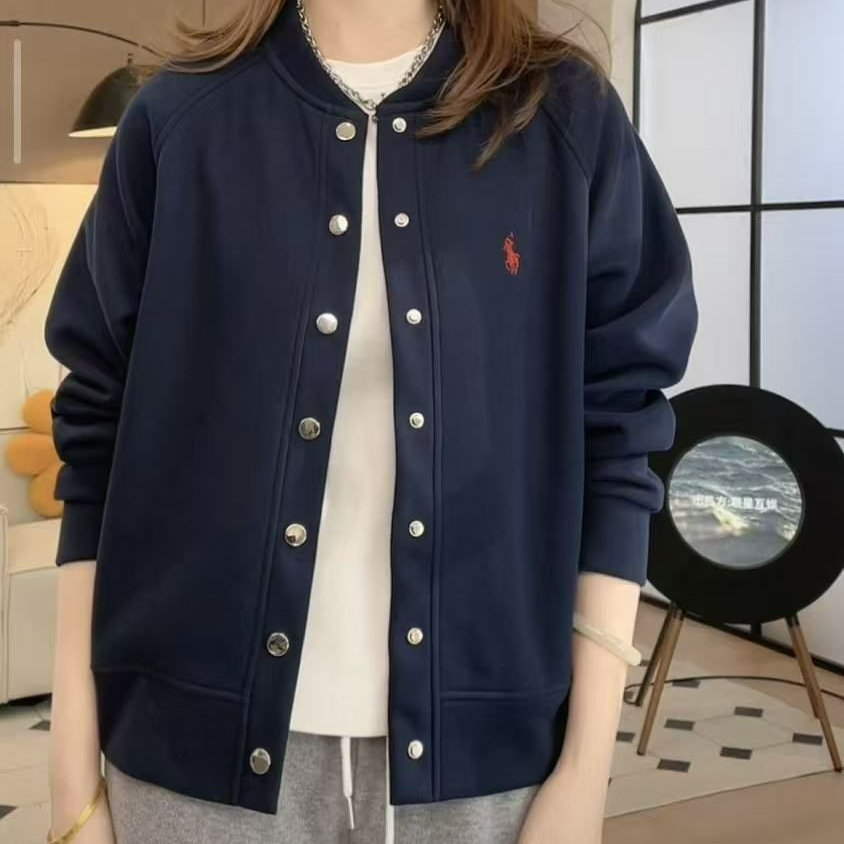 سترة نسائية قصيرة بأزرار أمامية للموسم الخريفي