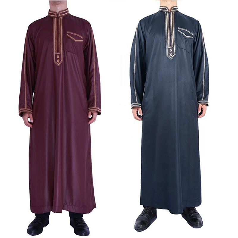 ثوب طويل رجالي بليزر واسع الفضفاض