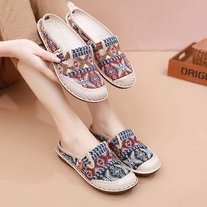 حذاء نسائي رياضي مسطّح للصيف