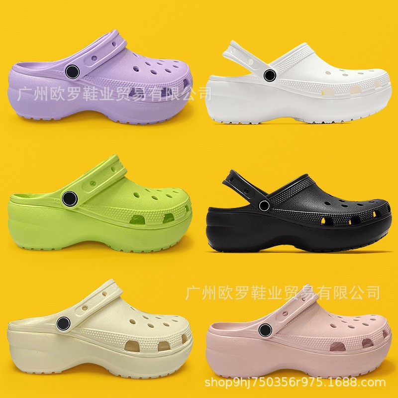 حذاء نسائي بتصميم ثقوب على شكل سحاب، كعب سميك ومفتوح من الأمام