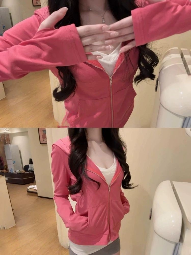 معطف نسائي رقيق بأزرار و حاشية زهرية