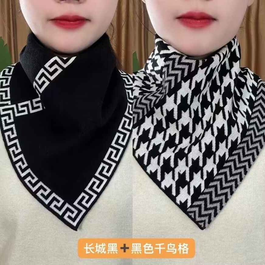 وشاح نسائي شتوي أنيق و دافئ للحماية من البرد