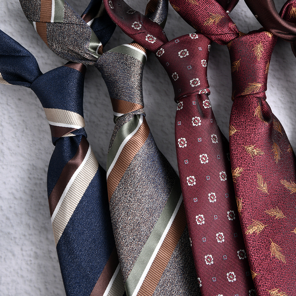 ربطة عنق رجالية مخططة 8 سم للمناسبات الرسمية والزواج