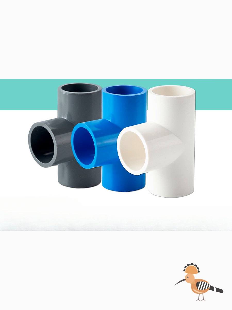 موصل ثلاثي الاتجاهات من PVC لماسورة مياه 50-70 مم