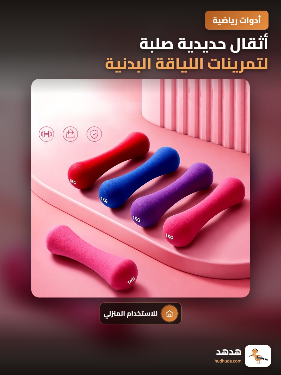 أثقال حديدية صلبة لتمرينات اللياقة البدنية للنساء في المنزل