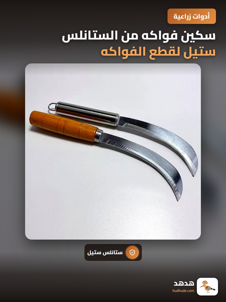 سكين فواكه من الستانلس ستيل لقطع الفواكه والخضروات