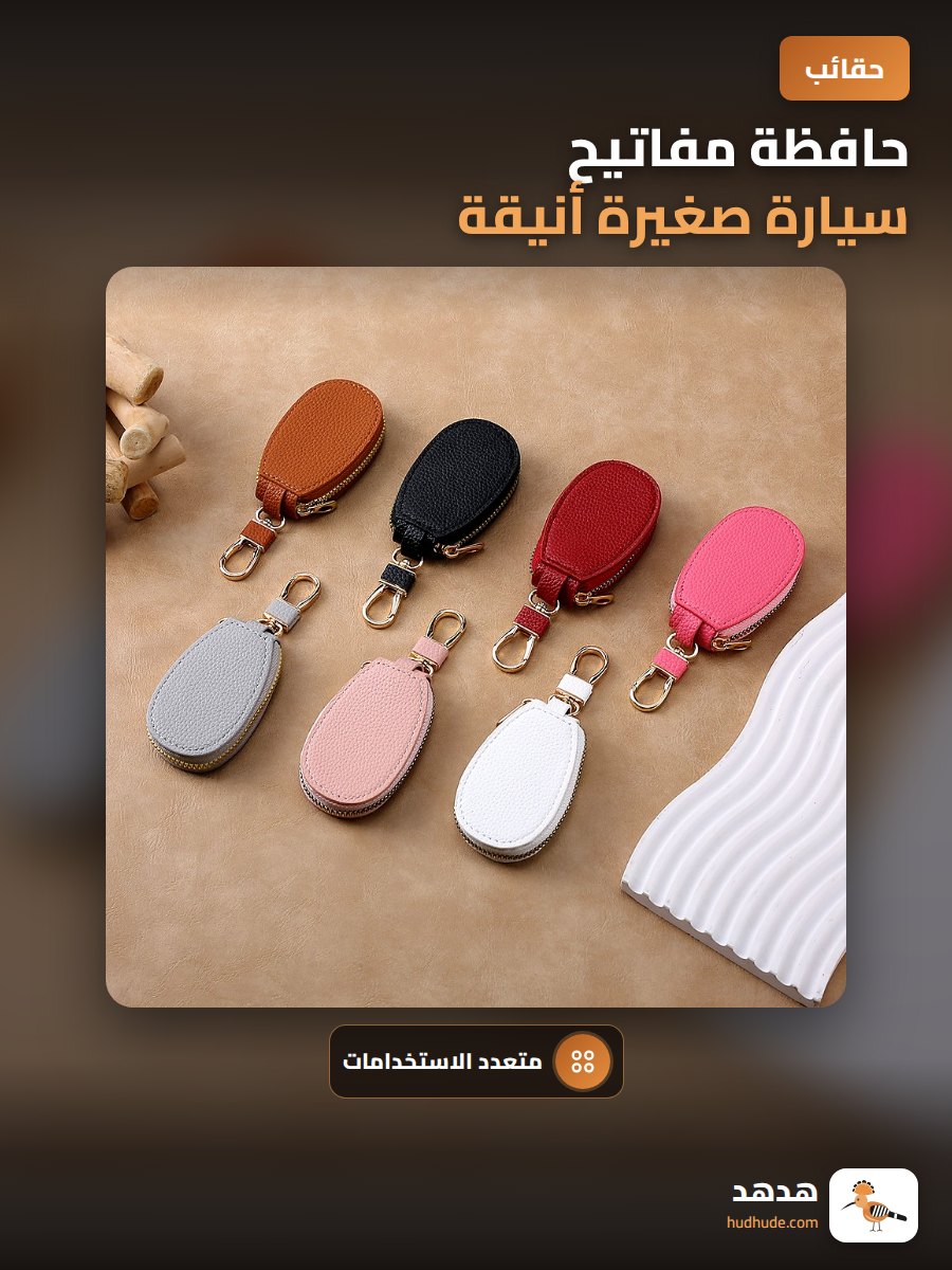 حافظة مفاتيح سيارة صغيرة أنيقة ومتعددة الاستخدامات