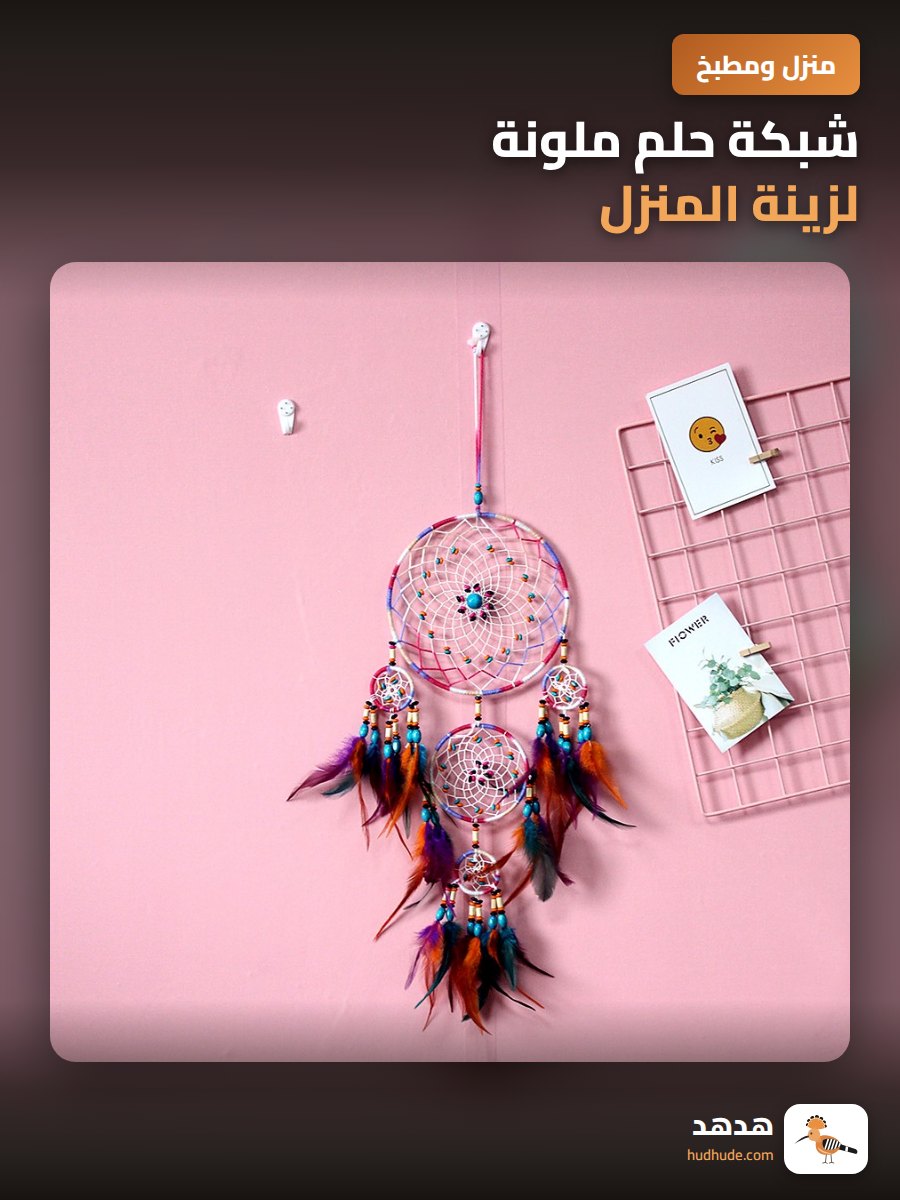 شبكة حلم ملونة لزينة المنزل