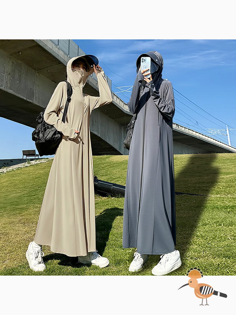 ملابس شمسية للنساء من الأيسلون الرقيق والمنفس